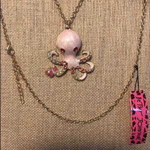 Betsey Johnson pink octopus.